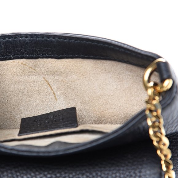 GUCCI Pebbled Calfskin Small 1973 Chain Shoulder - Picture 9 of 10